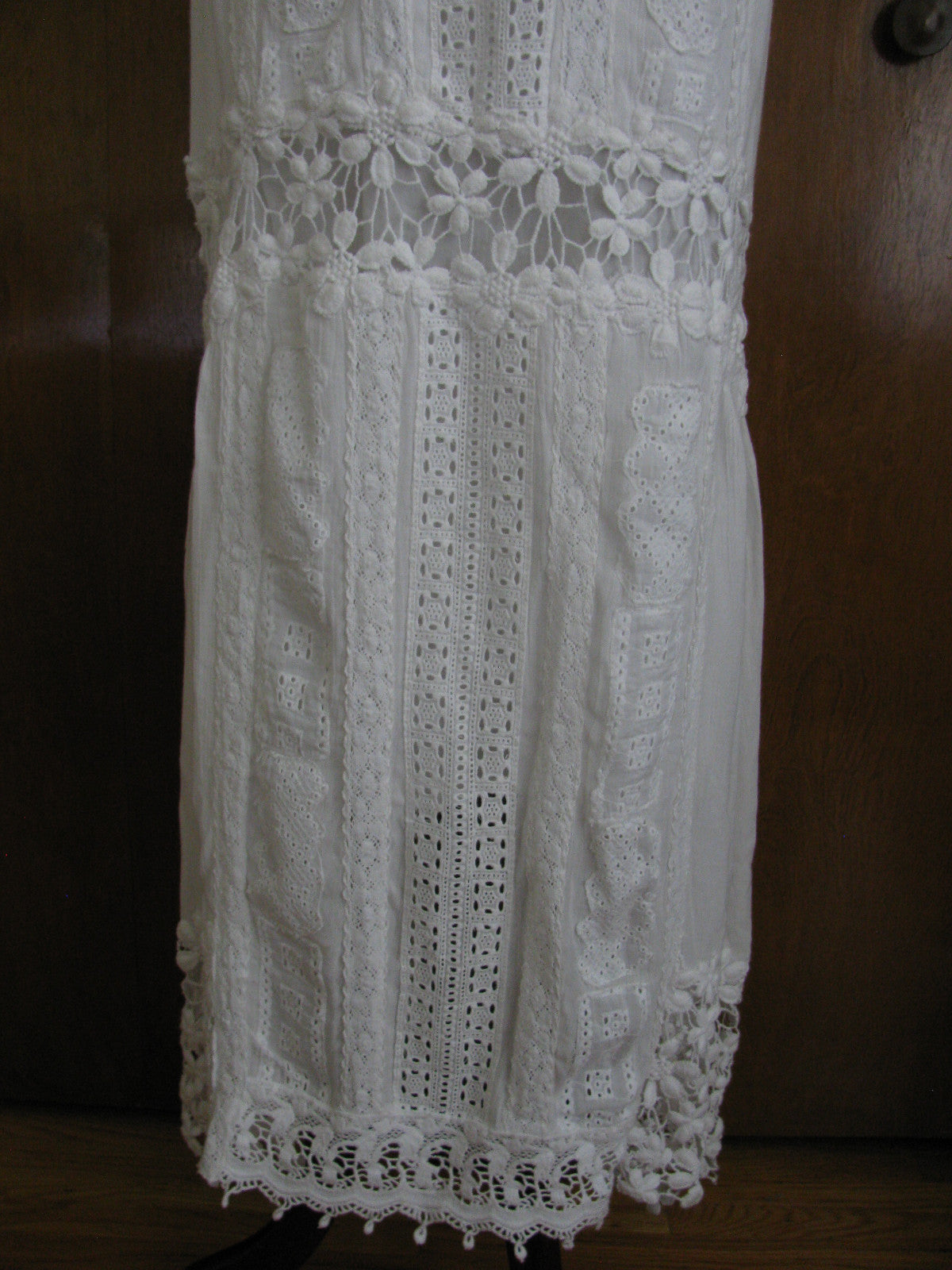 Anthropologie Baraschi Women's White Soft Viscose Lined Maxi Skirt New