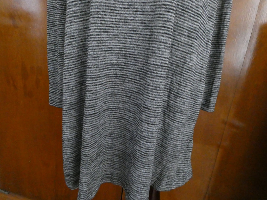 Gap Women's A-Line Black/Gray Long Sleeves Dress Size XLarge