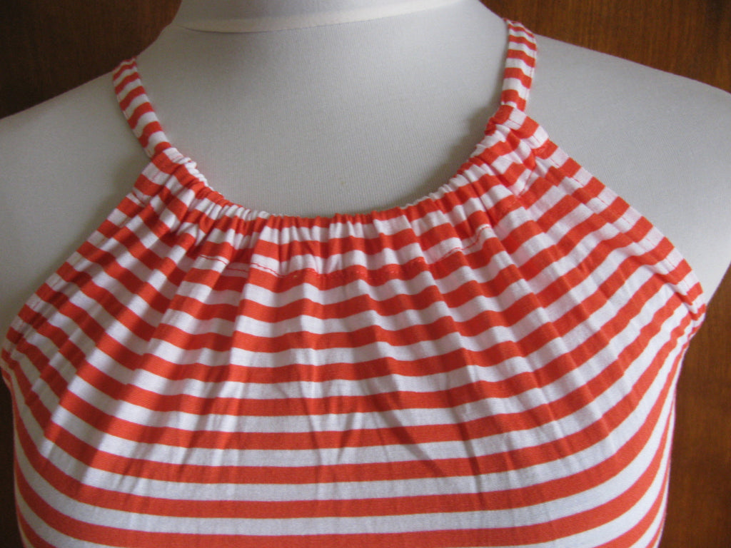 Gap Women's Red White Striped Summer Maxi Dress Size XSmall New