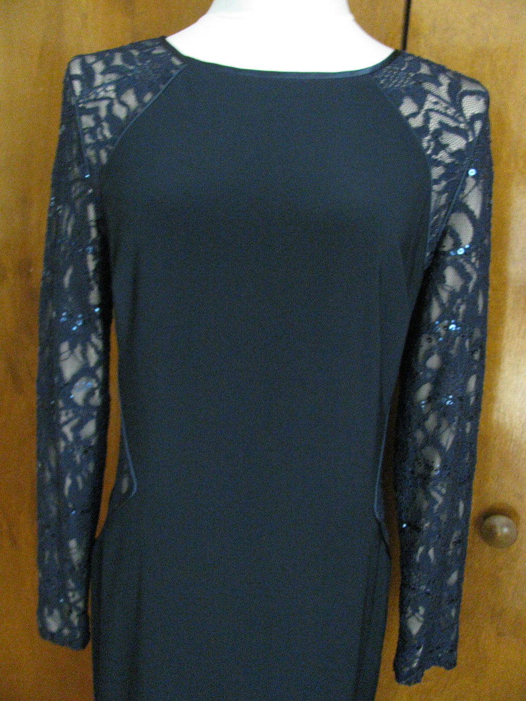 Ralph Lauren women's navy lined evening dress Size 4
