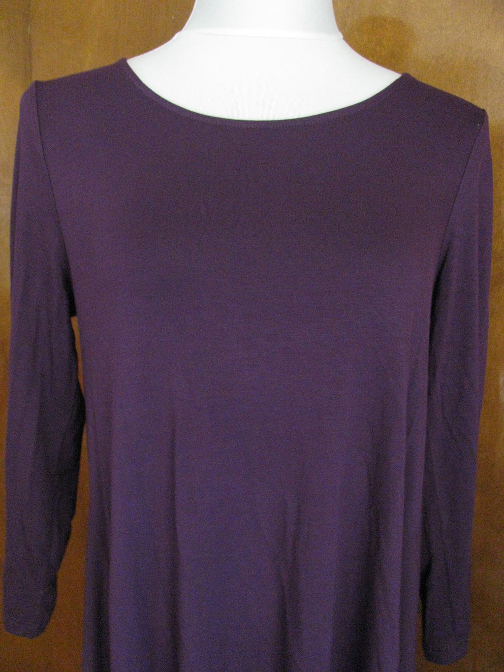 Cupio Women’s Asymmetric Purple Tunic Long Top Size Medium 