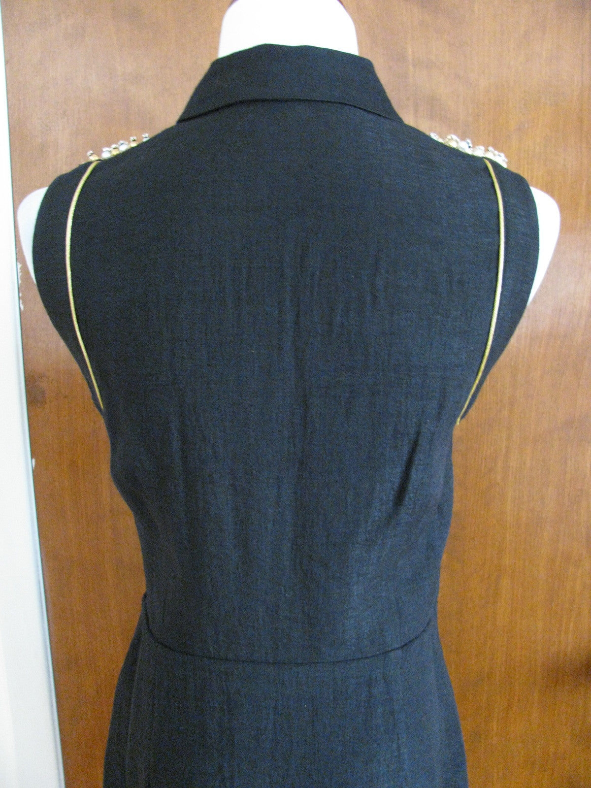 Rachel Roy Women’s Black Evening Beaded Cutout Dress Size 6 NWT