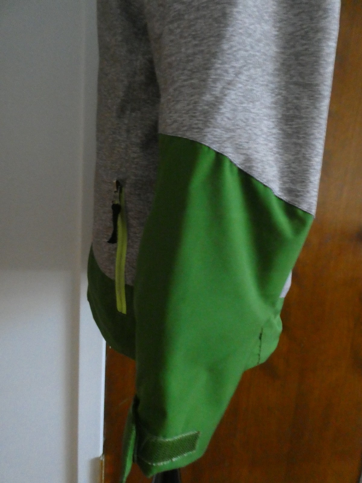 Spyder Kids Sz 16 Ski Jacket Blue Gray Green Hooded 3M Thinsulate Insulated Coat