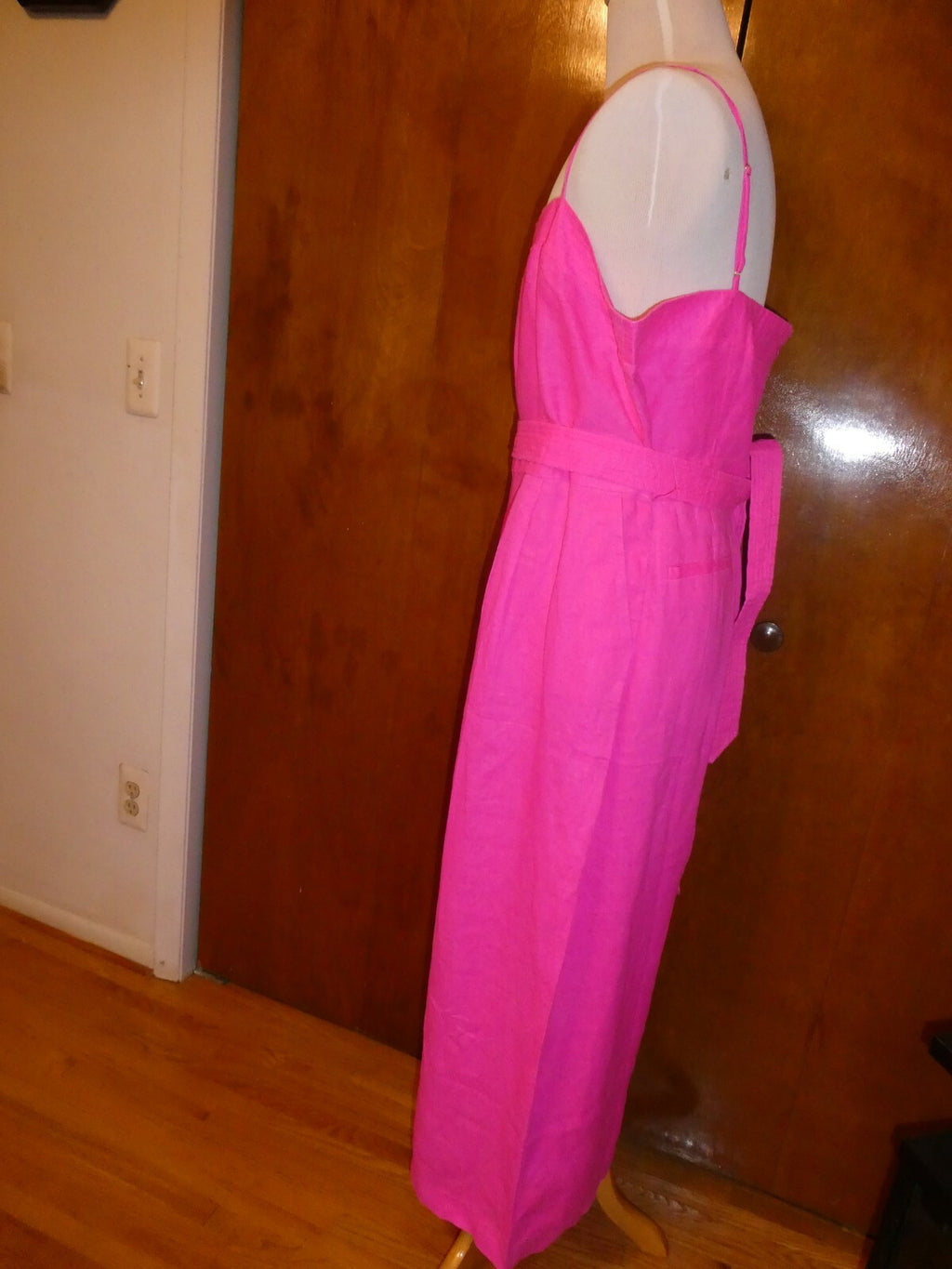 J. CREW Women's Pink Linen Jumpsuit 22