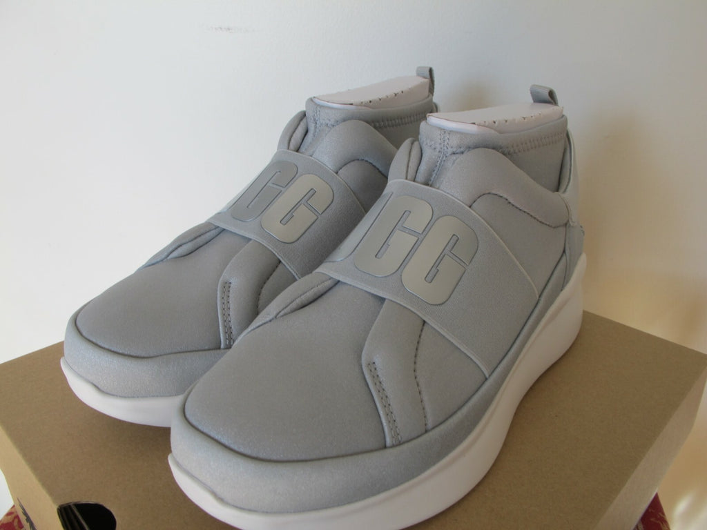 Ugg Australia Women’s NEUTRA Slip On Sneaker Shoes Silver Gray W/1110878