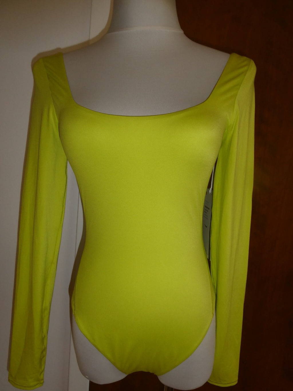 Lululemon Bodysuit Wundermost Nulu Long Sleeve Thong Lime XS, M, L, XL