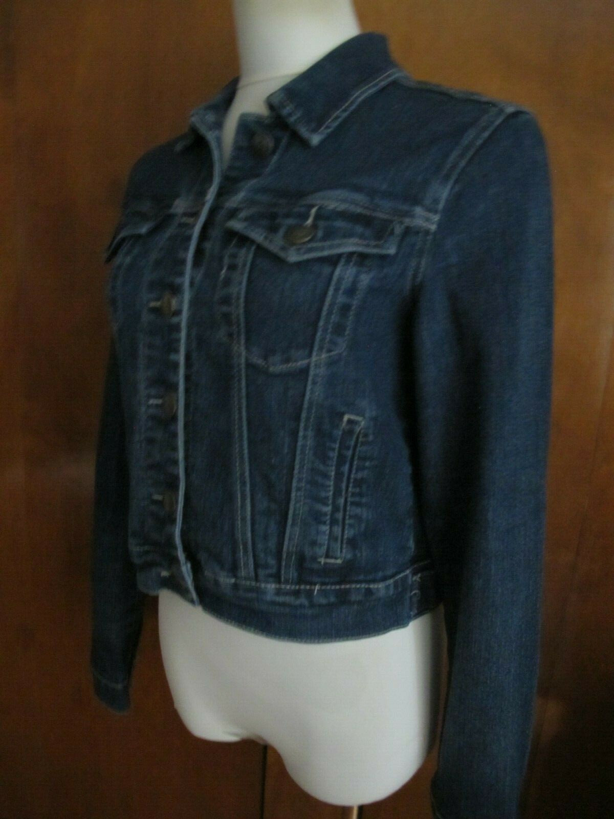 Nofuze Jeans women's soft blue jean jacket medium