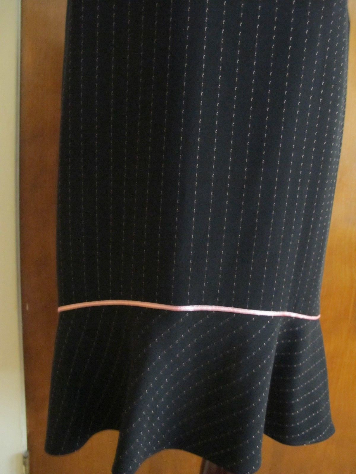 Drama women's back pink stylish lined skirt size 12 