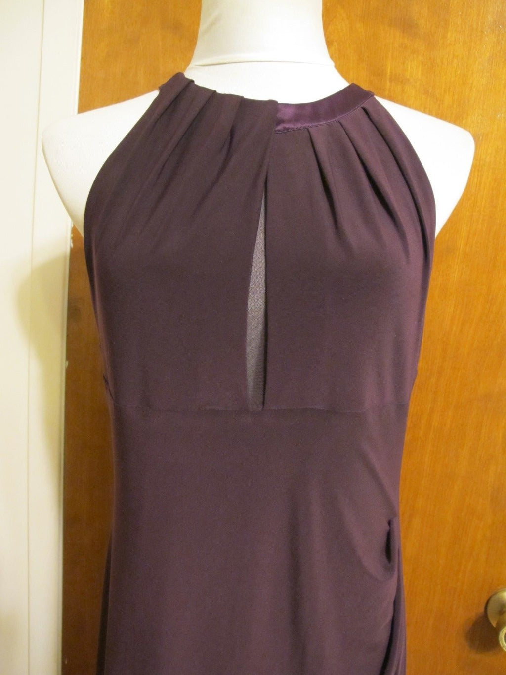 Ralph Lauren women's raisin evening detailed maxi New dress 