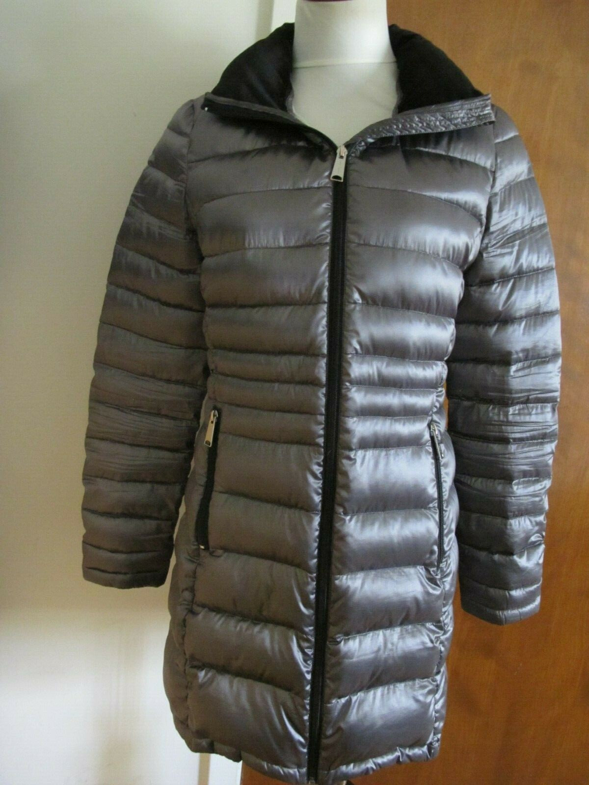 Andrew Marc Women’s Gray Lightweight Premium Downs Winter Coat Small