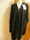 Lululemon women’s black athletic free to coast wrap cardigan OS