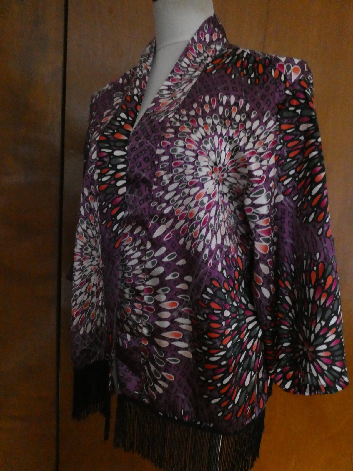 Bar III Multicolor Open Front Cardigan Size Small