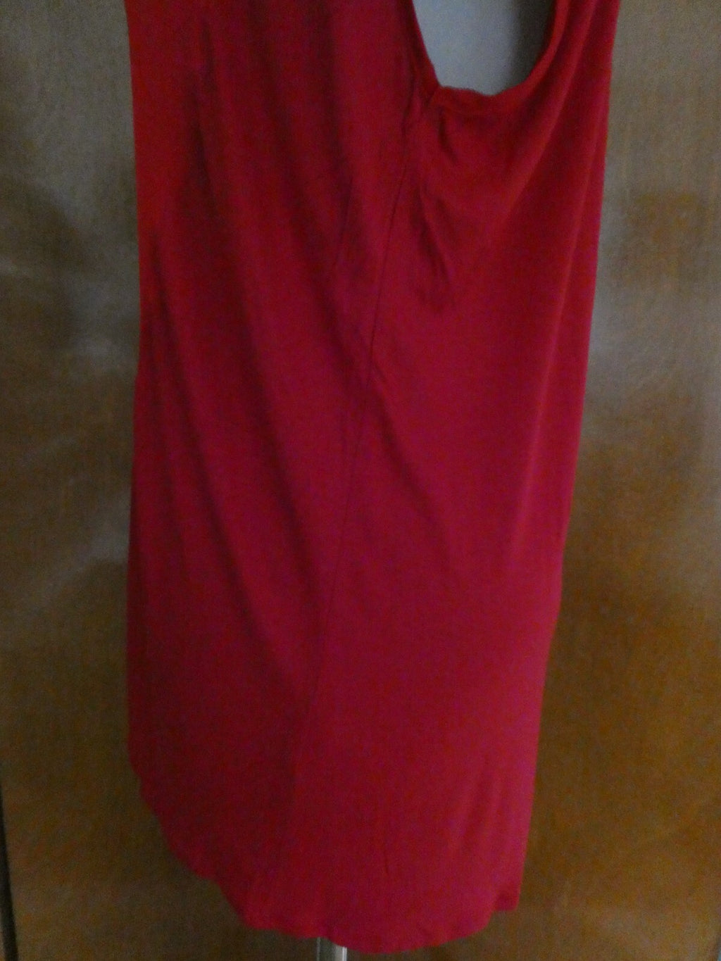 Gap women's red detailed rayon top size Large