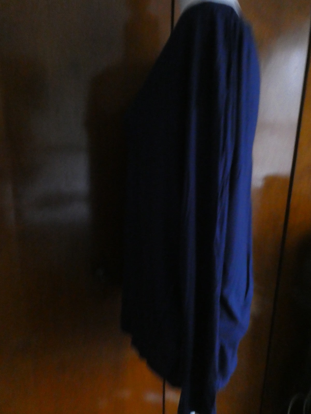 Gap women's navy long sleeves 100% rayon top size Large