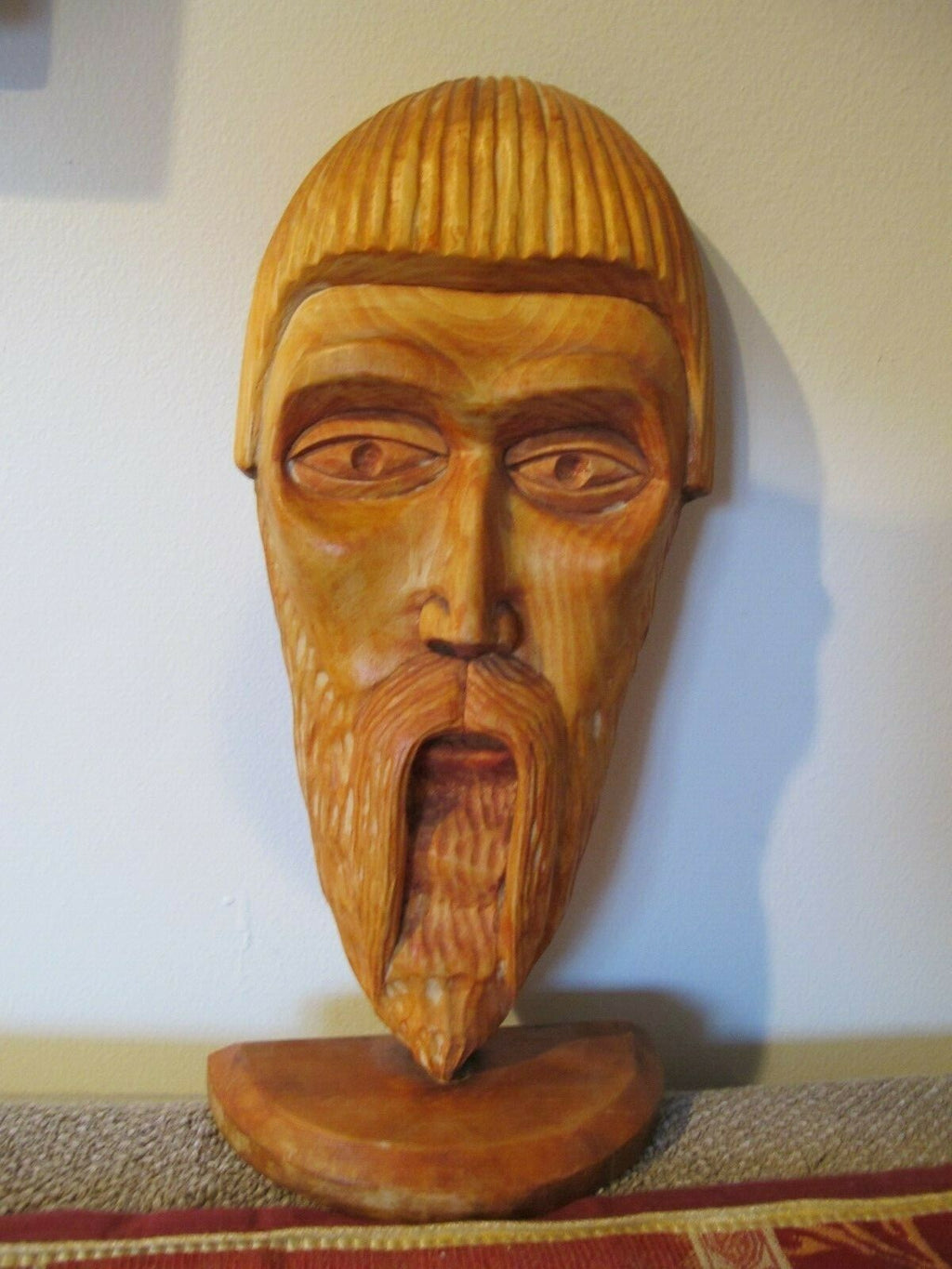 Vintage Russian Wooden Hand Made Art