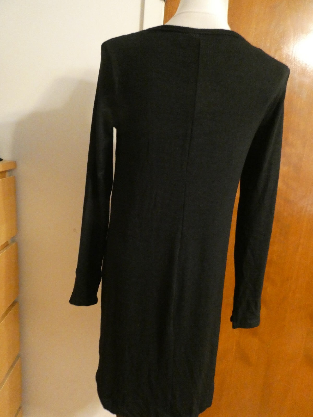 Gap Women's Black Long Sleeves A-Line Dress Size Medium