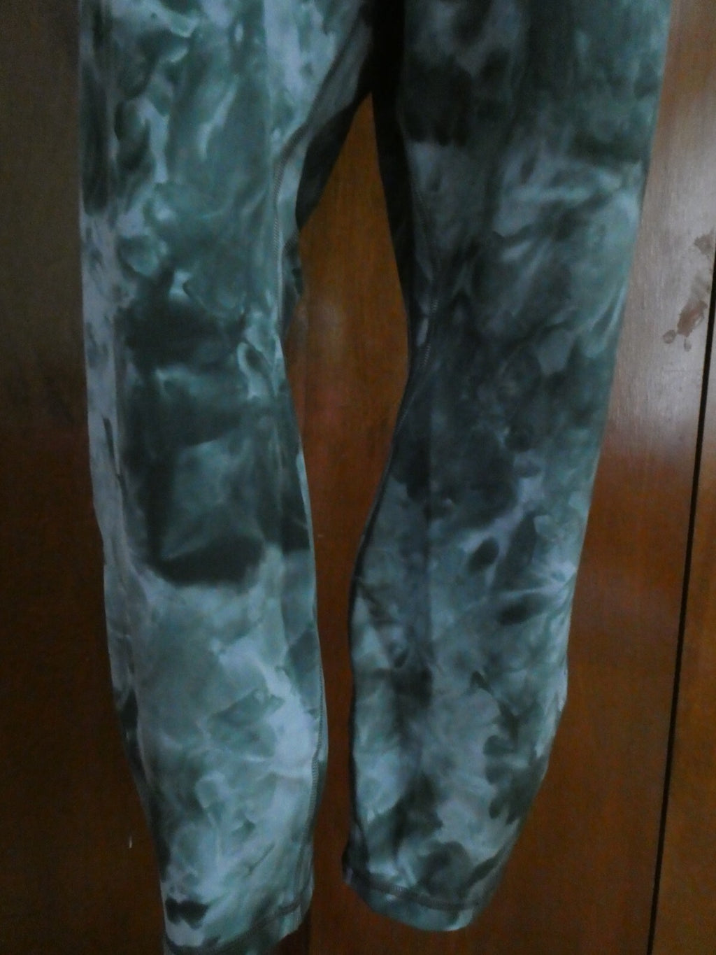 Lululemon Align Pant 25" Green Print Yoga Legging with Side Pockets Size 20