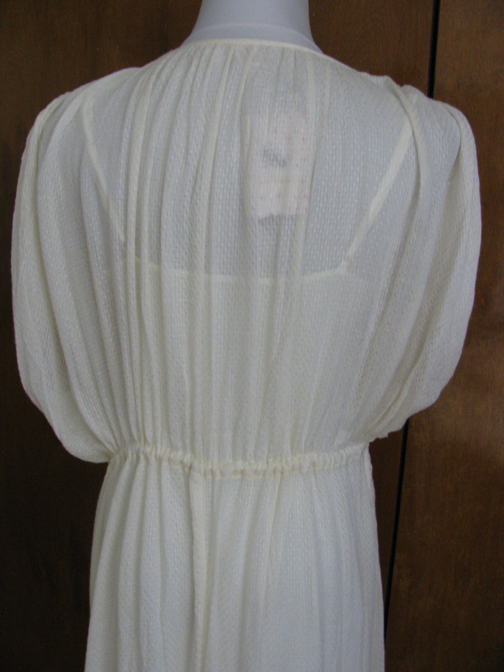 Free People women's off white soft rayon lined asymmetrical hem dress Small New
