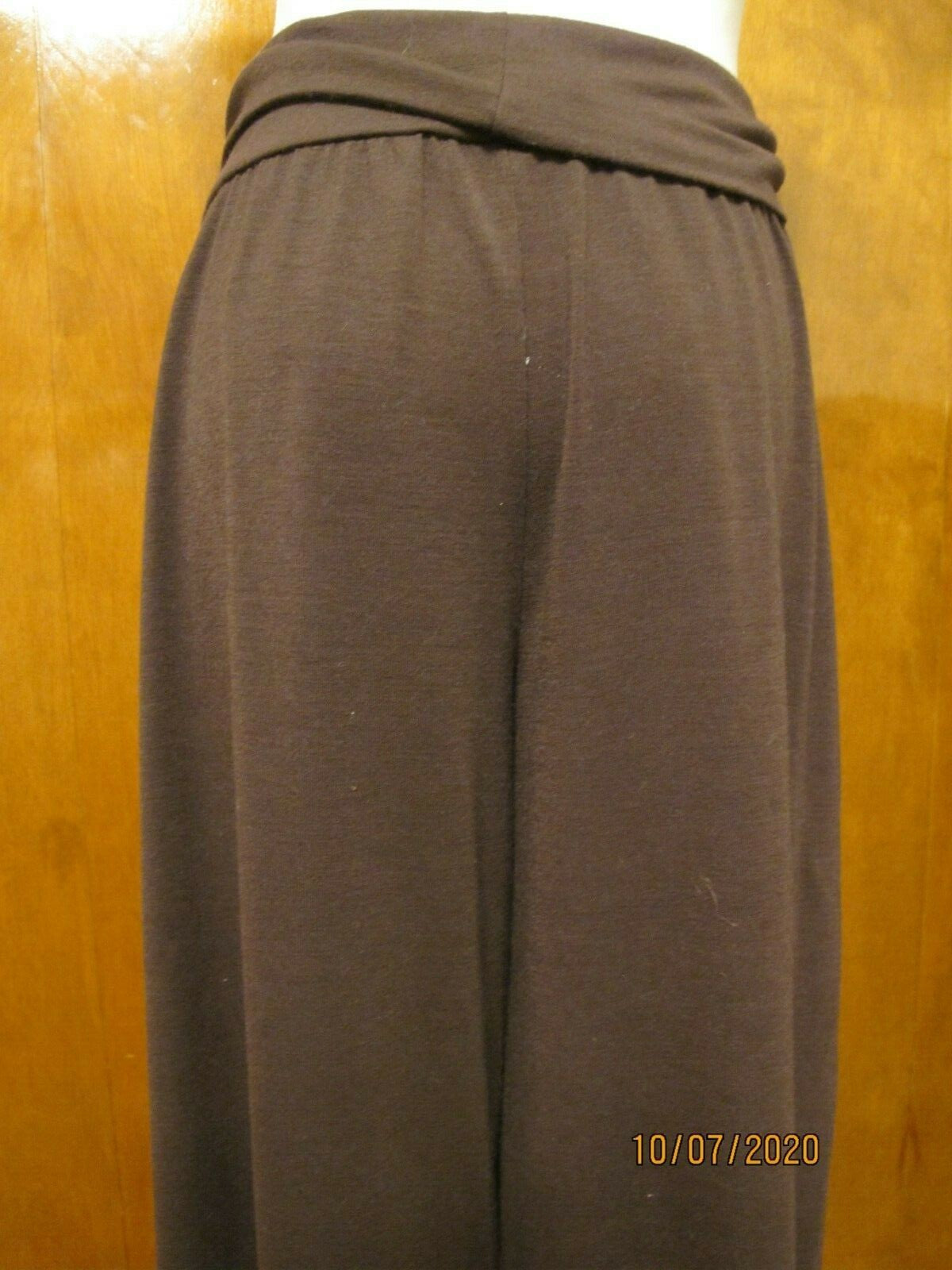 Sunny Leigh Women Brown Casual Pants Large