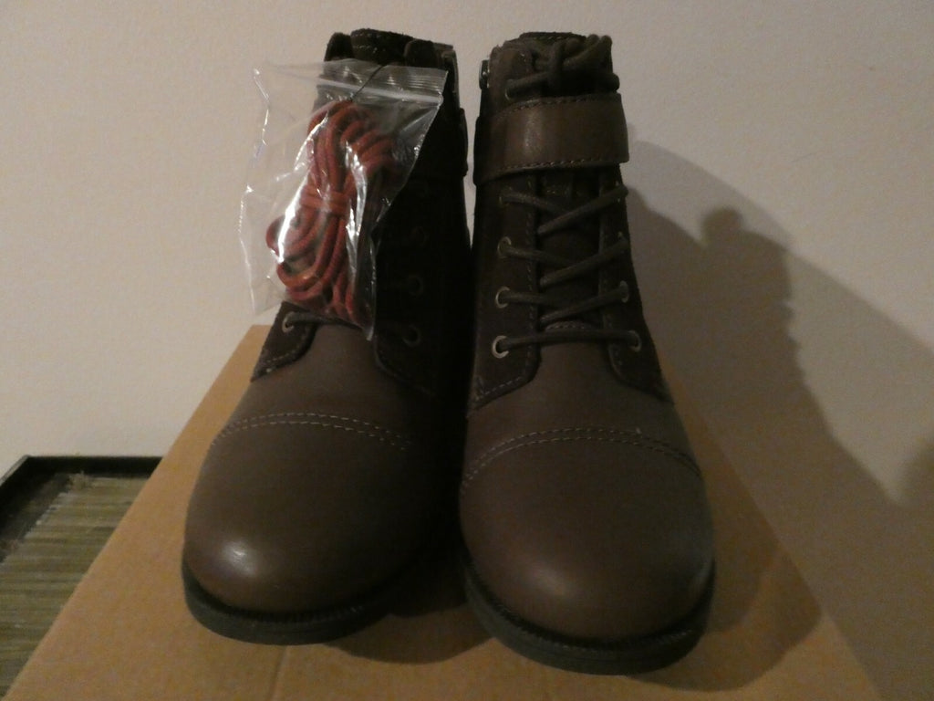 Ugg Australia Women's Jaidyn Brown Leather Combat Ankle Boots USA 7, USA 8, USA9