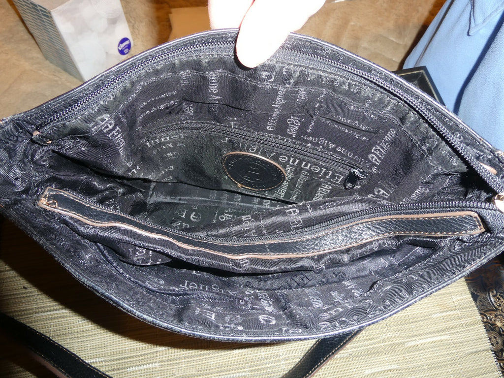 Etienne Aigner Women's Genuine Leather Hobo Handbag Purse