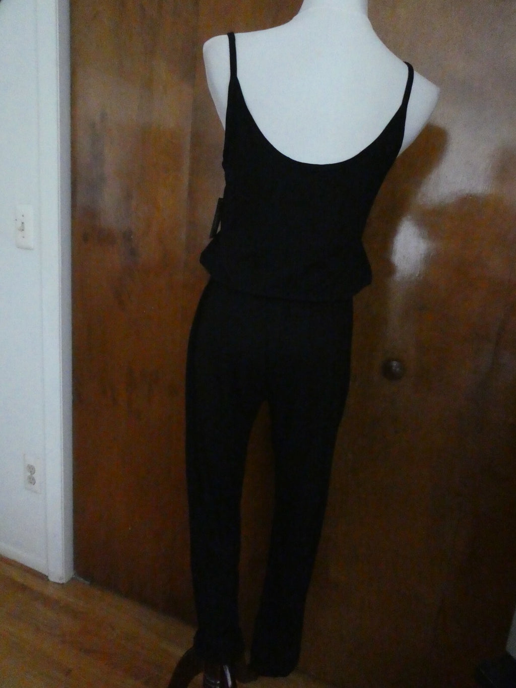 Rachel Roy women's guest list black evening lined jumpsuit size medium New