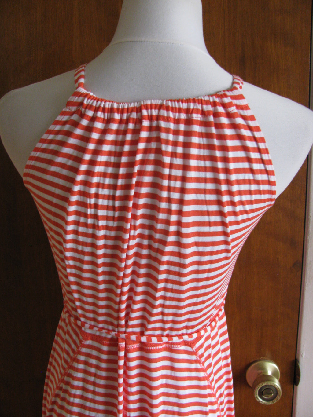 Gap Women's Red White Striped Summer Maxi Dress Size XSmall New