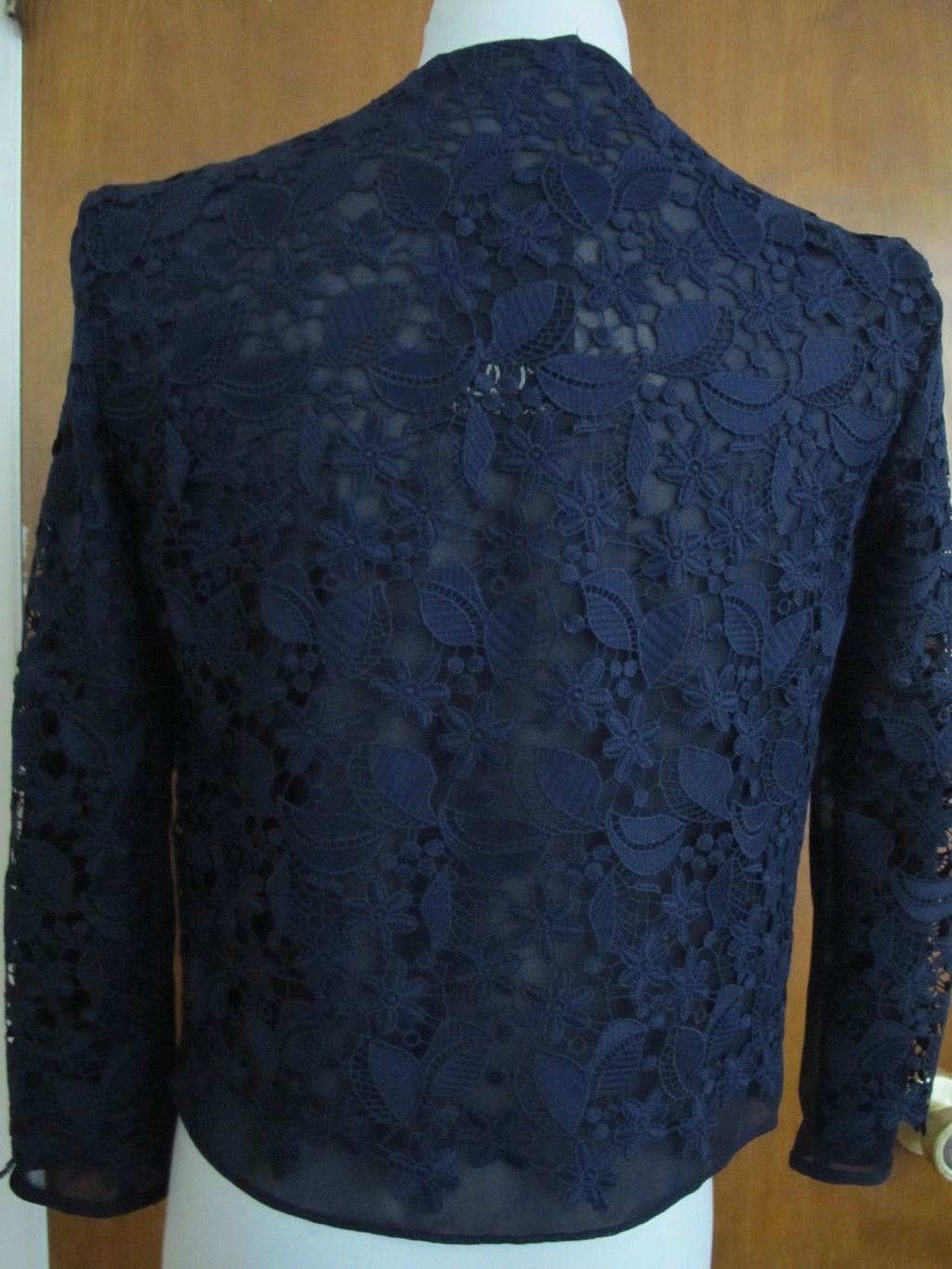 Ralph Lauren women's navy lined evening cardigan size 4new with tag