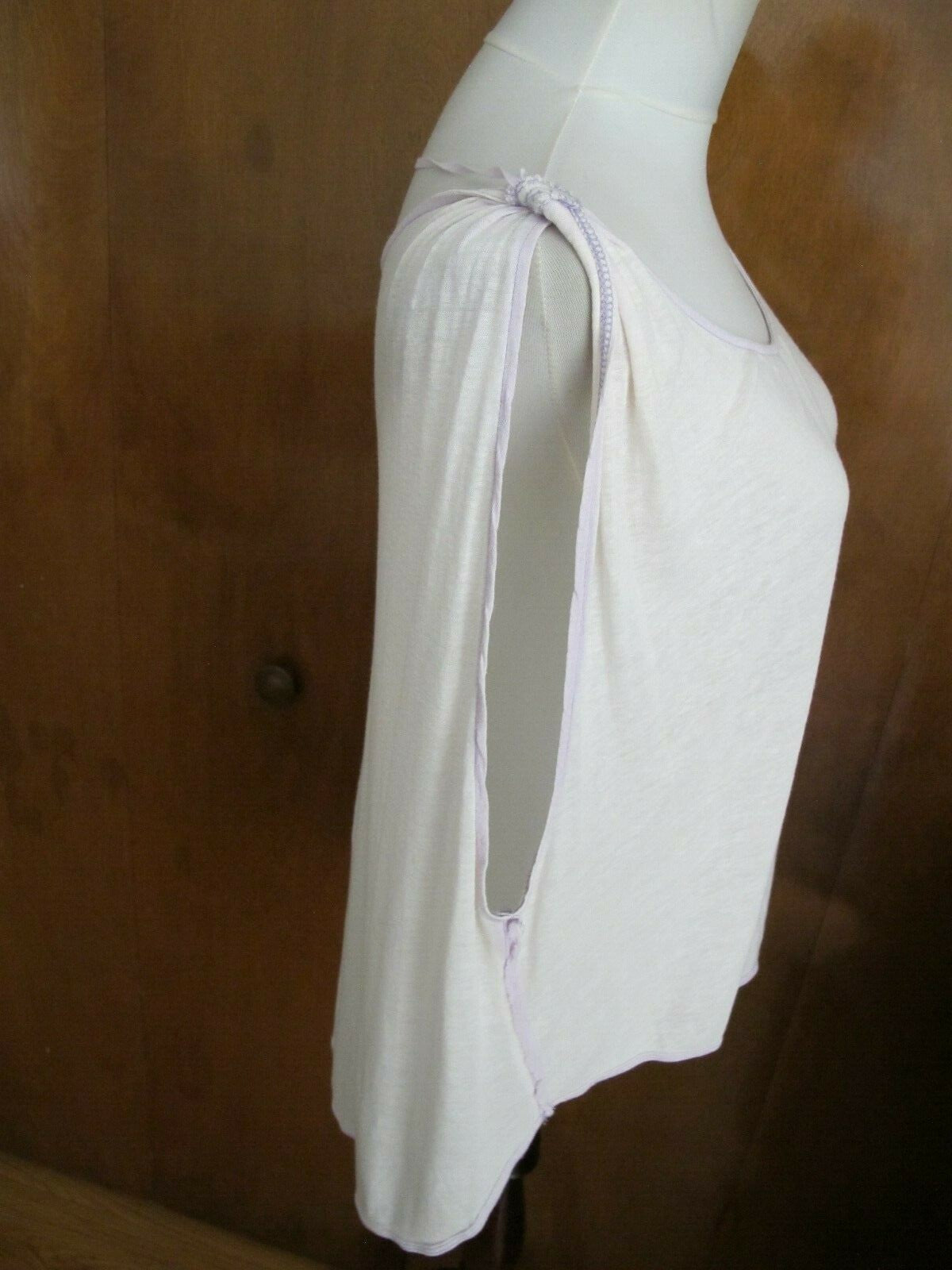 Free People Women’s One Shoulder Lavender Long Top 