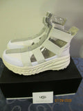 UGG women's white gladiator straps and a thick running-shoe size 8