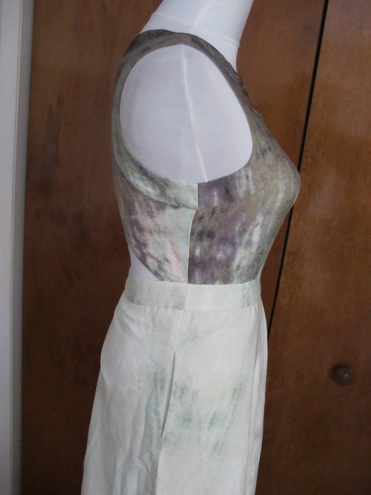 Rachel Roy women's maxi stylish cutout back multi color dress size 0 NWT