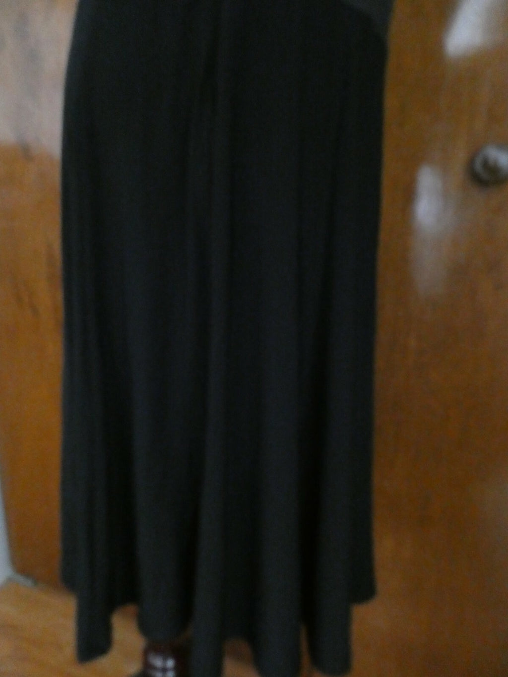 Ralph Lauren women’s black elegant neck Jersey evening dress