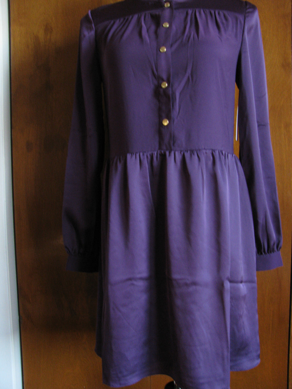 Juicy Couture LA women's blackberry shirt lined dress New Size 2, 4