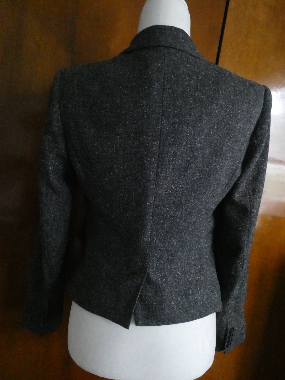 French Connection Women's Gray One Button Blazer Jacket Lined Size 4 Career