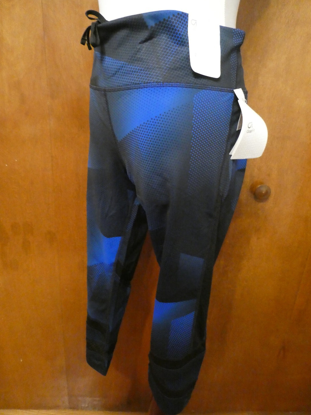 GapFit G Fast Capri Women’s Active Regular Rice Leggings Navy Blue Xlarge
