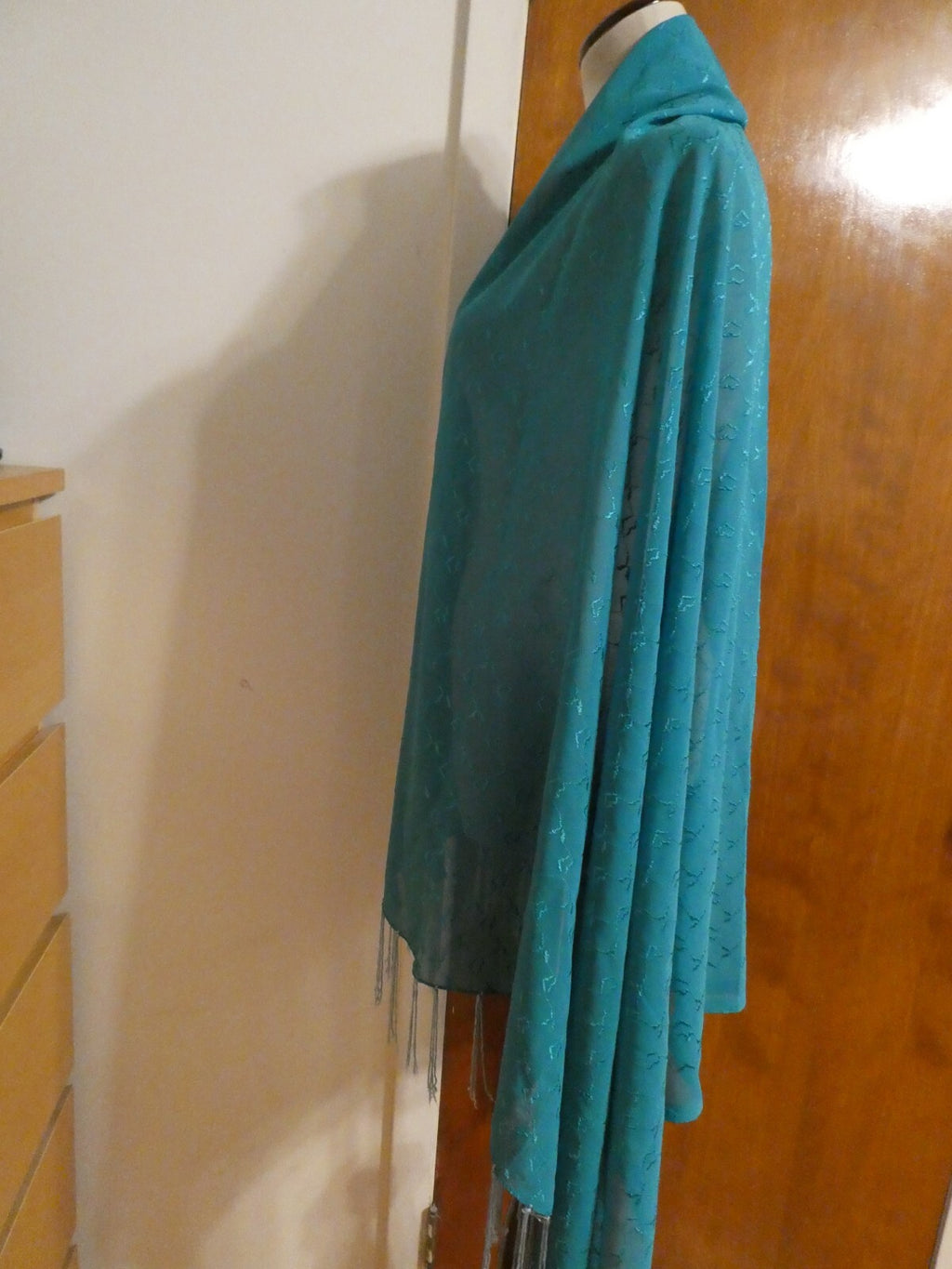 Angel Touch Women's Emerald Gorgeous Scarf/Wrap 68” X 43”