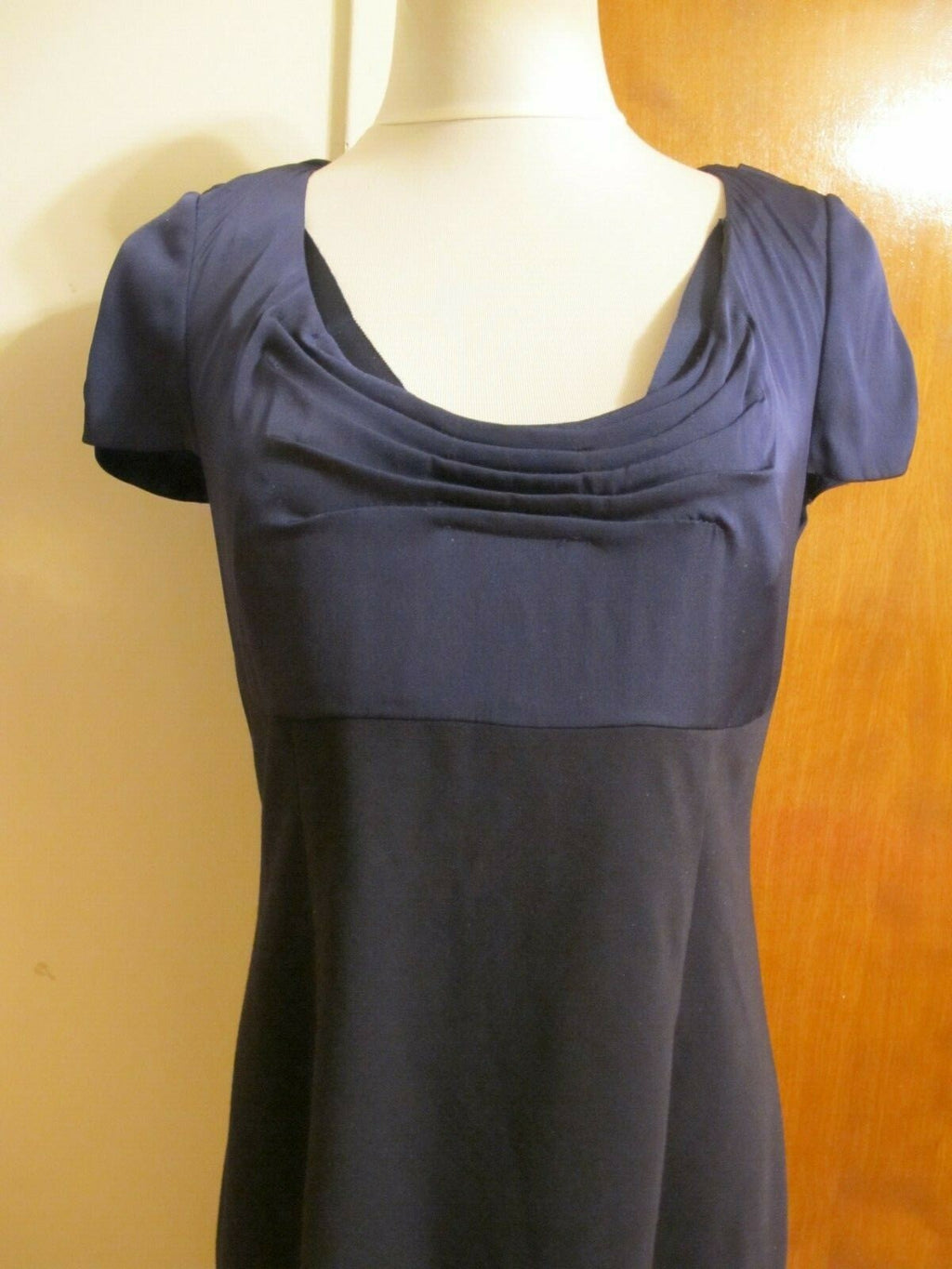 Elie Tahari Verida Women’s Navy Evening Lined Dress Size US 12 UK 16 IT 48