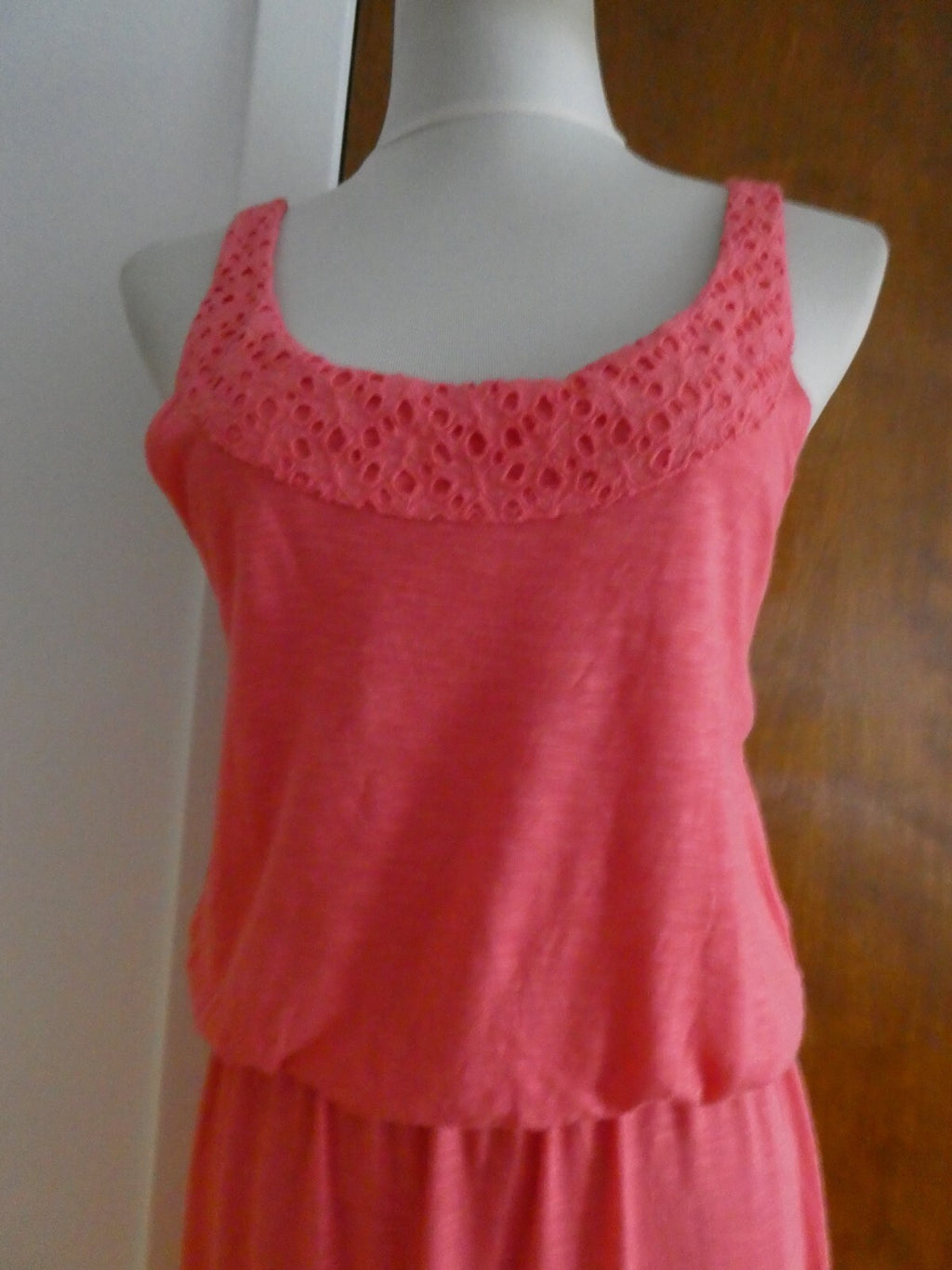 Calvin Klein Jeans women's viscose coral summer dress size medium