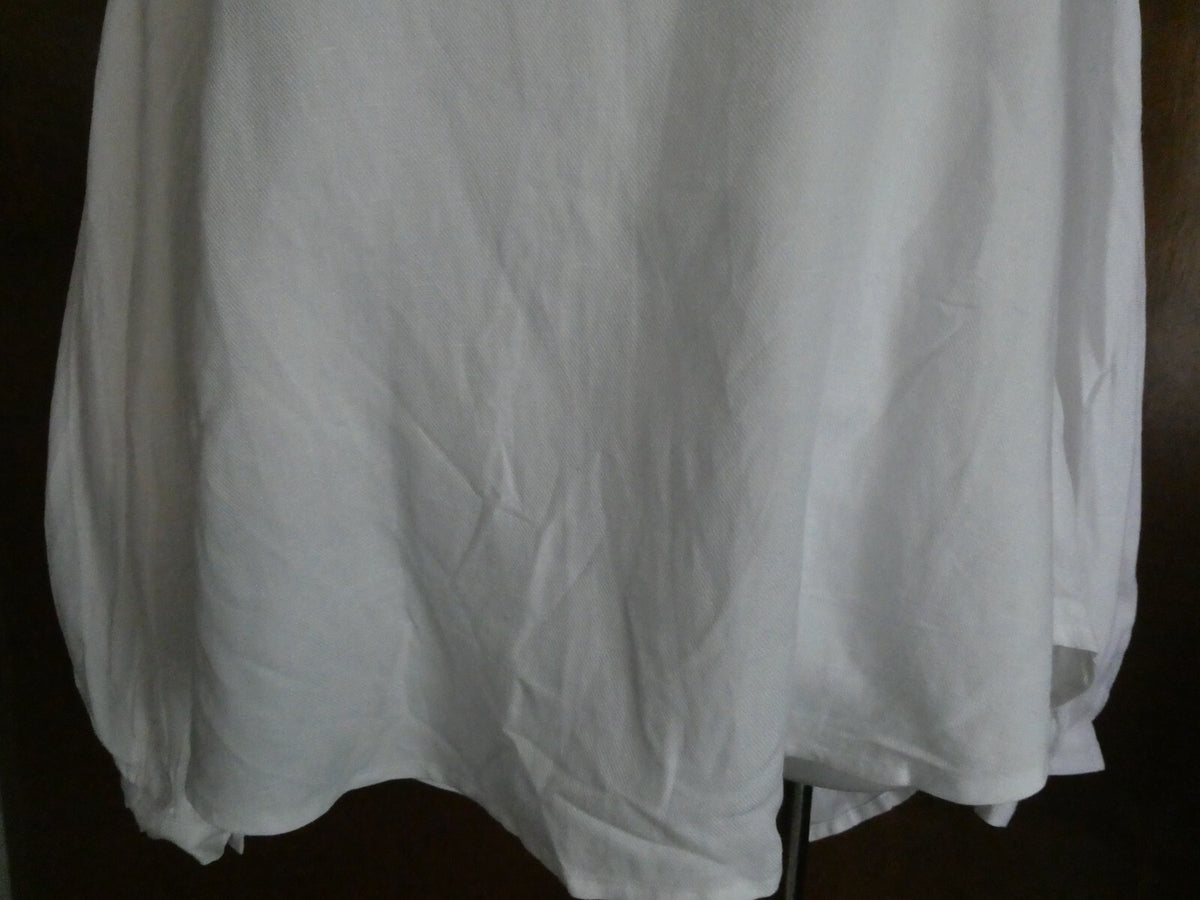 Anthropologie Floreat Women’s White Off the Shoulder Top Blouse Size 14