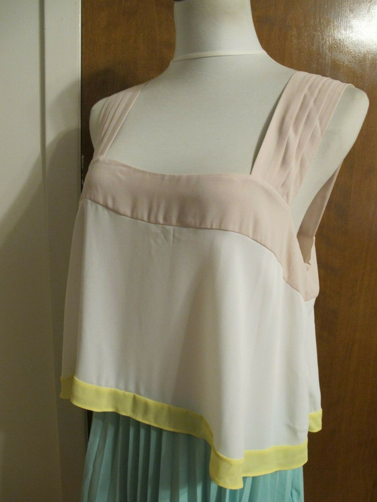  Anthropologie Maeve women’s multi color lined evening dress size 12