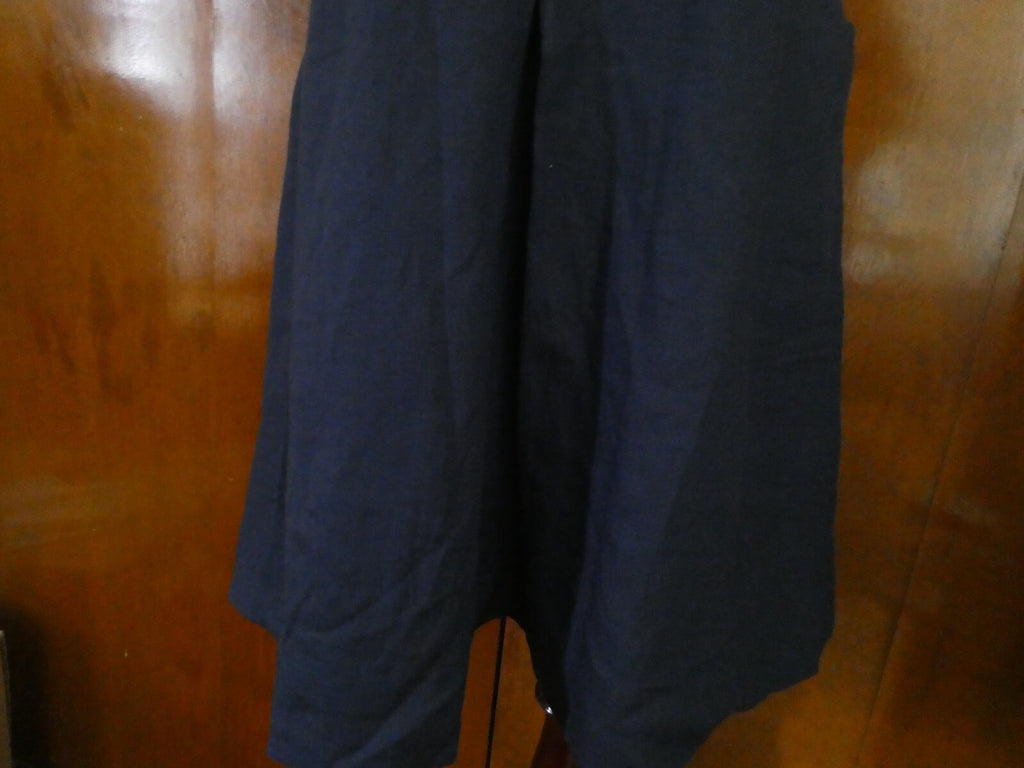 Gap Women's Navy Linen Lined Dress Size 16 fits size 14