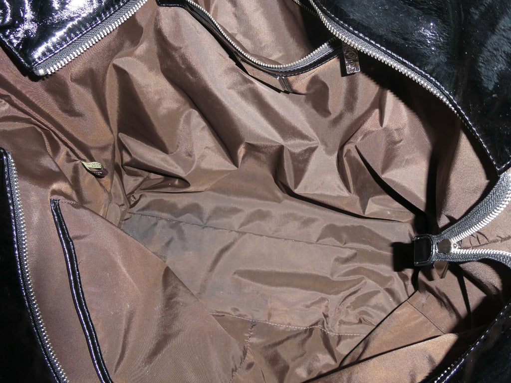Kooba Women's Black Luggage Patent Leather Large Bag from Bloomingdales