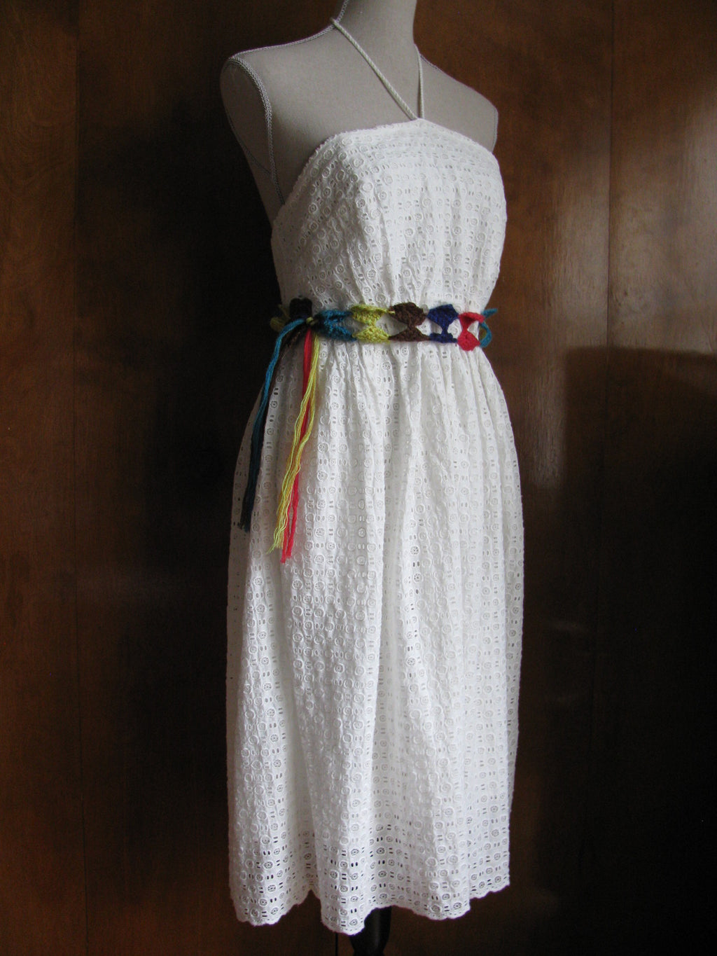 Anthropologie HD In Paris Women White Dress 