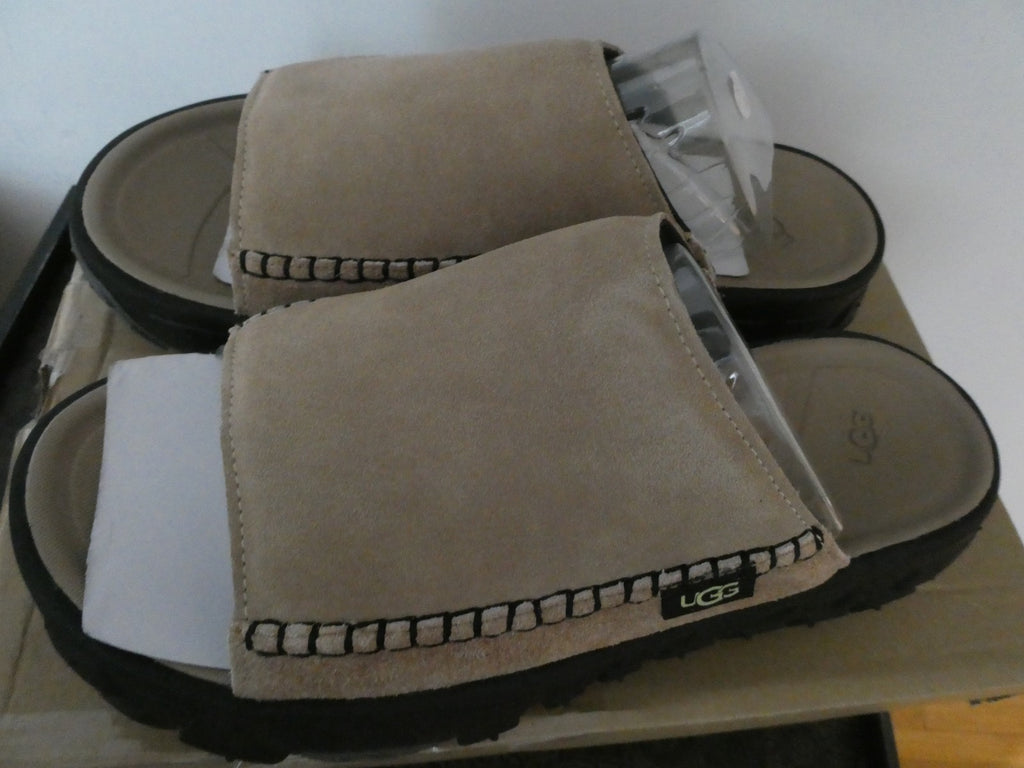 UGG Venture Daze Slide Beige Sandal Shoe Unisex Men Size 12 / Women Size 13