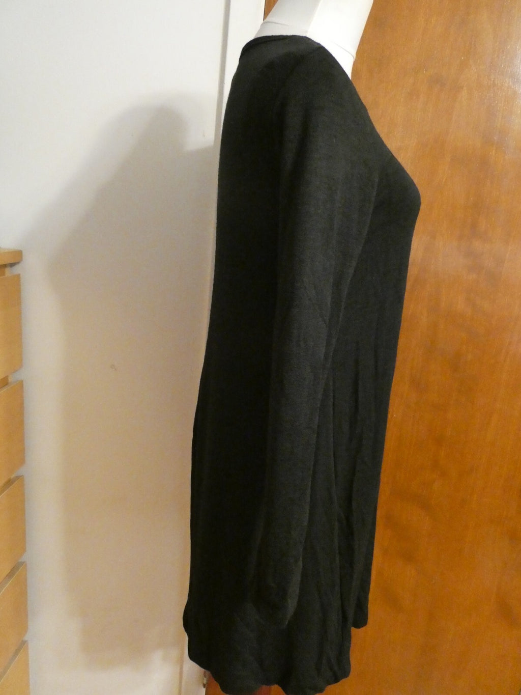 Gap Women's Black Long Sleeves A-Line Dress Size Medium