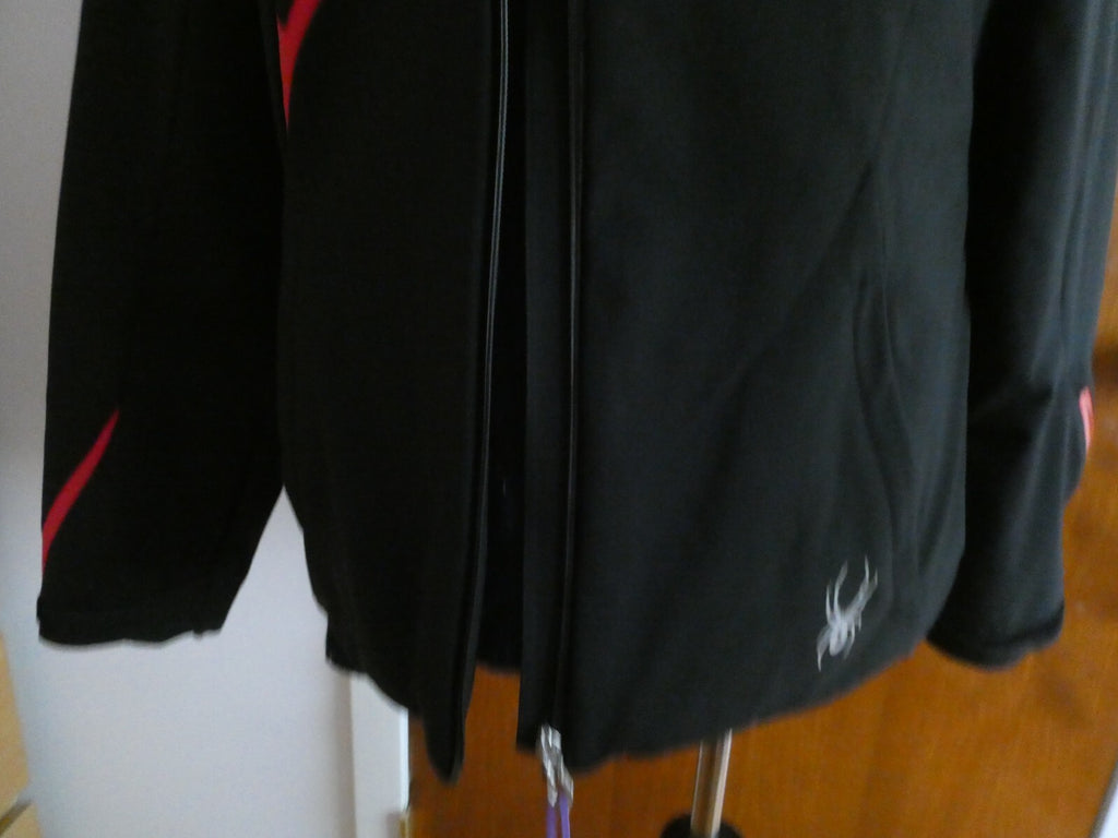 Women’s Spyder 3M Thinsulate Black Hooded Ski Snow Jacket Size 10