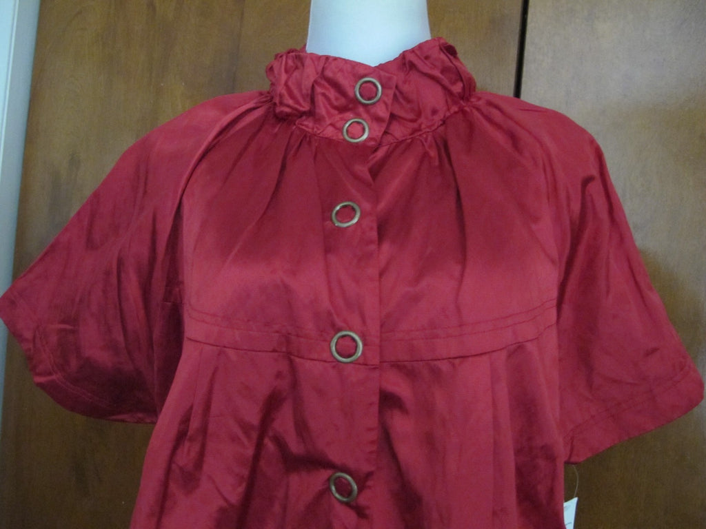 Sharagano Paris women's red lightweight lined jacket size Xlarge NWT