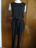 Michael Kors Women’s Black Silver Evening Jumpsuit 