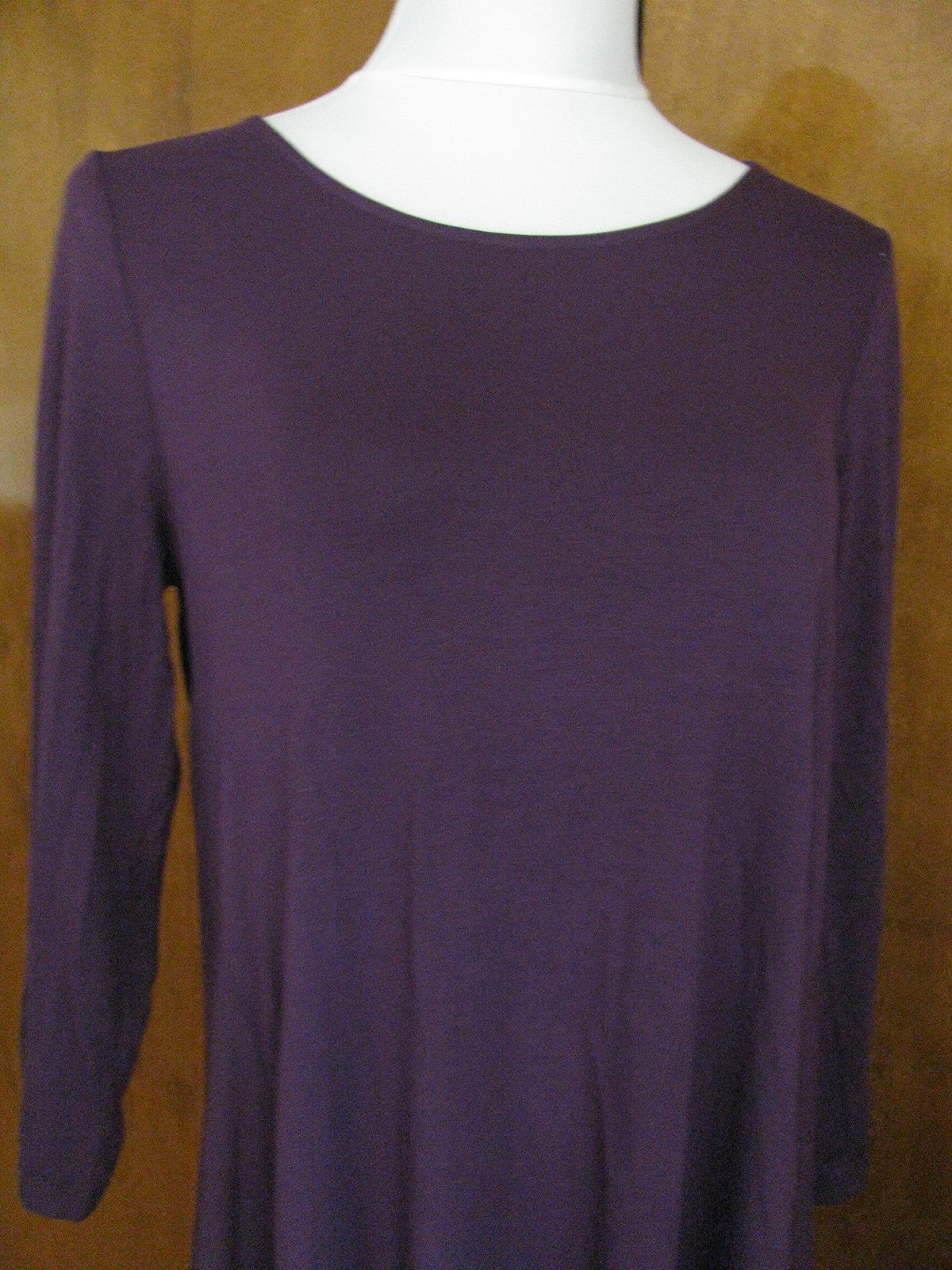 Cupio Women’s Asymmetric Purple Tunic Long Top Size Medium 