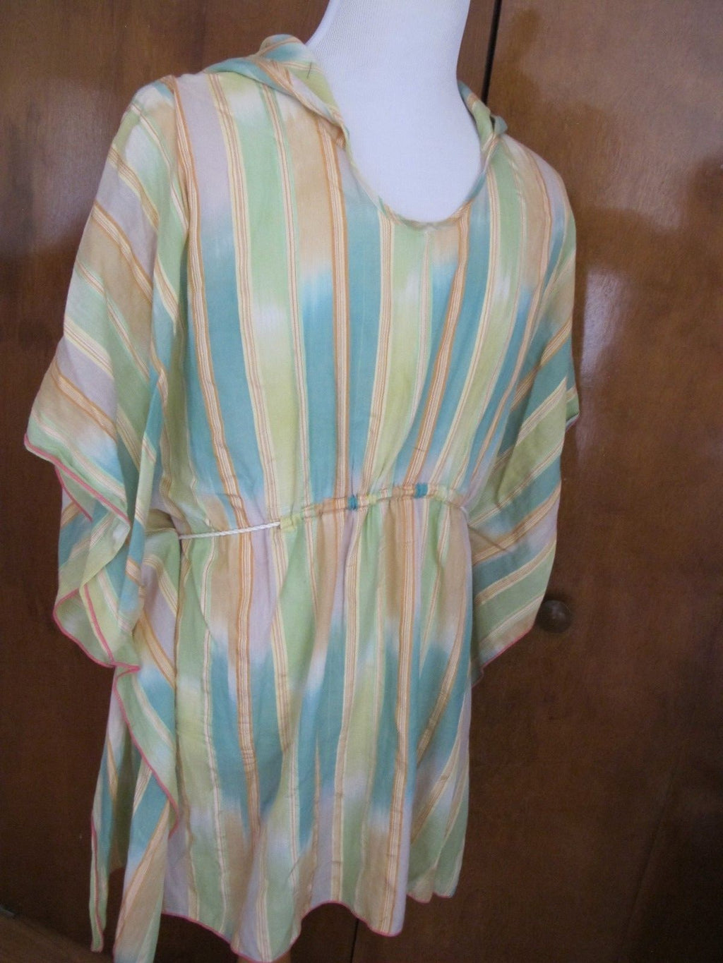Anthropologie Lilka women’s swimsuit multi-color cotton rayon cover up dress